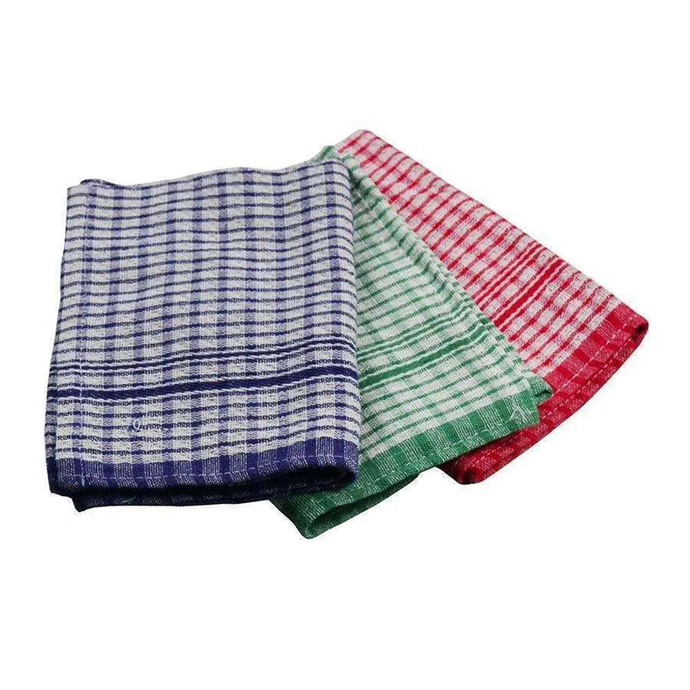 UBL Tea Towel  Small Check 43x68cm