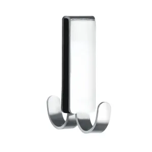 Vieste Double Shower Hook Matte Steel