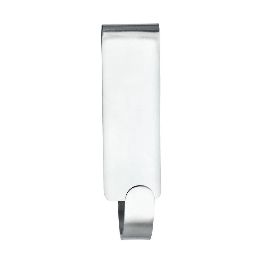 Vieste Double Shower Hook Matte Steel