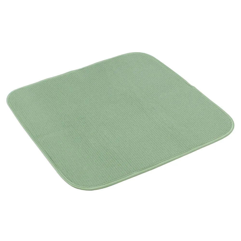 White Magic Microfibre Dish Drying Mat Olive Green