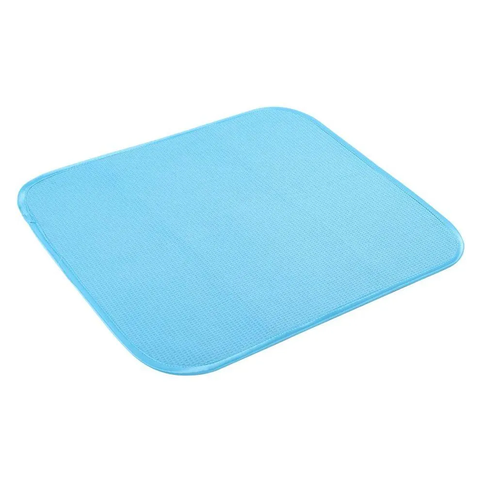 White Magic Microfibre Dish Drying Mat Sea Blue